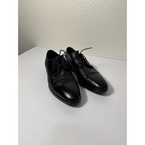 Cole Haan Men’s Cap Toe Oxford Shoes Black Leather Size 12 Grand.OS